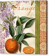 Summer Citrus Orange Acrylic Print