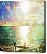 Sun And Sea Hawaii Acrylic Print