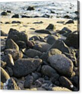 Sunbathing Stones Acrylic Print