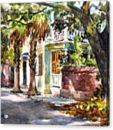 Sunny Charleston South Carolina Acrylic Print