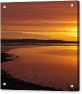 Sunrise Dornoch Firth Scotland Acrylic Print