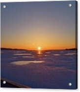 Sunrise From The Boat Launch Acrylic Print