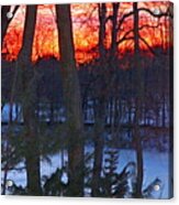 Sunrise On Farrington Lake Acrylic Print