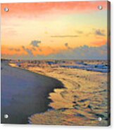 Sunrise On The Gulf Acrylic Print