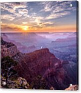 Sunset At Grand Canyon Acrylic Print