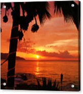 Sunset At Off The Wall Acrylic Print