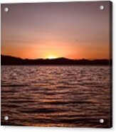 Sunset At The Lake 2 Acrylic Print
