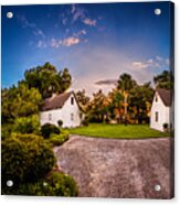 Sunset At The Tabby Slave Quarters Acrylic Print