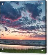 Sunset At Warren Dunes Lll Acrylic Print