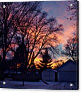 Sunset From My View Acrylic Print