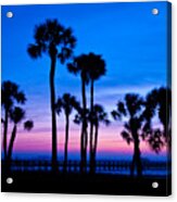 Sunset In Florida Acrylic Print