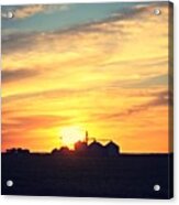 Sunset In Missouri Acrylic Print