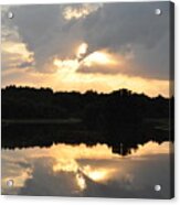 Sunset On The Lakefront Acrylic Print