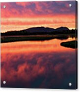 Sunset Over Acadia National Park Acrylic Print