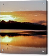 Sunset Over Lake Devonport Acrylic Print