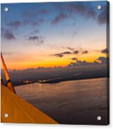 Sunset Over The Sidney Lanier Bridge Acrylic Print