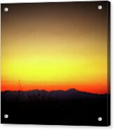 Sunset Tucson Arizona Acrylic Print