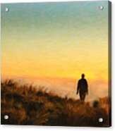 Sunset Walk Acrylic Print