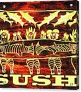 Sushi - Irasshaimase Acrylic Print
