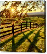 Sussex County Sunset Acrylic Print