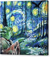 Swampy Night Acrylic Print