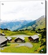 Swiss Mountain View Acrylic Print