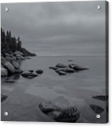 Tahoe In Black And White Acrylic Print