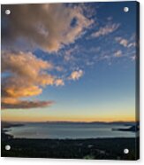 Tahoe Sunset Stillness Acrylic Print
