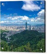 Taipei Panorama Acrylic Print