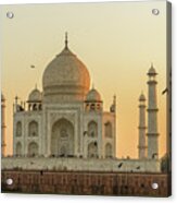 Taj Mahal At Sunset 01 Acrylic Print