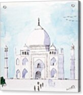 Taj Mahal Acrylic Print