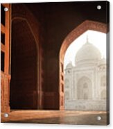 Taj Mahal Mosque View Iii Acrylic Print