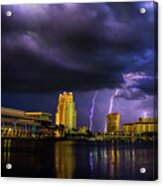 Tampa Lightning Acrylic Print