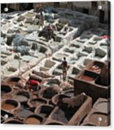 Tanneries At Fez Acrylic Print