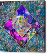 Tapestry Collage Acrylic Print