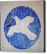 Tapestry Peace Dove Acrylic Print