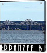 Tappanzee Bridge Poster Acrylic Print