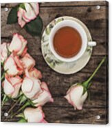 Tea And Roses Acrylic Print