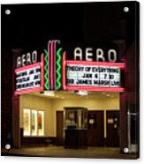 The Aero Theater Acrylic Print