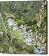 Temecula Canyon Of The Santa Margarita River Acrylic Print