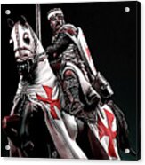 Templar Knight, Red Cross - 02 Acrylic Print