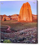 Temple Of The Sun Lower Cathedral Valley Acrylic Print