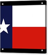 Texas:lone Star Flag, 1839 Acrylic Print