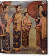 That Luang Festival Of Luang Prabang Acrylic Print