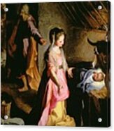 The Adoration Of The Child Acrylic Print