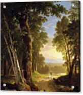 The Beeches By Asher Brown Durand Acrylic Print