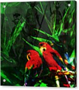 The Birds In Paradise Acrylic Print