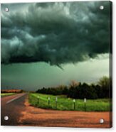 The Birth Of A Funnel Cloud Acrylic Print