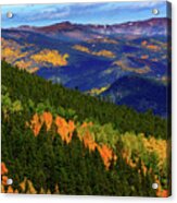 The Colorful Rockies Acrylic Print