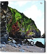 The Cornish Cliffs Acrylic Print